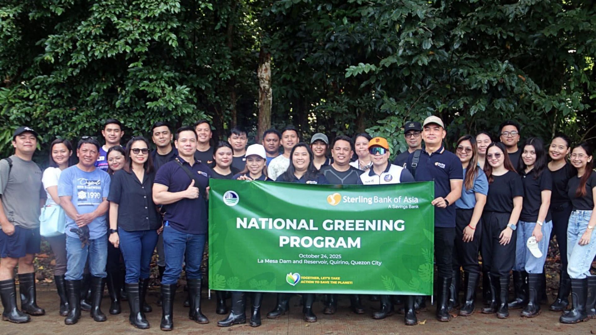 Sterling Bank of Asia Upholds Environmental Commitment through “Kind Heart Gives” Tree Planting Activity